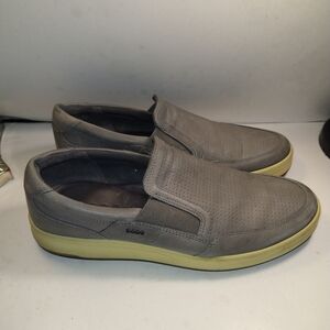 Ecco Jack Slip On Gray Sneakers Shoes Men's sz 10(44).